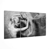 Woman and Dance Glass Wall Art.